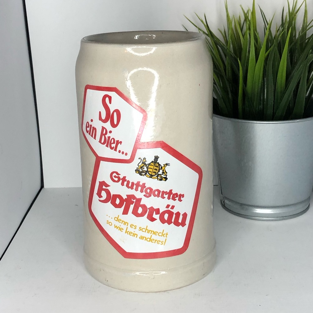 Vintage Stoneware Extra Large German Beer Stein